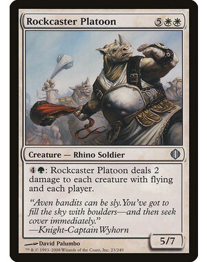 Magic: The Gathering Rockcaster Platoon (023) Lightly Played