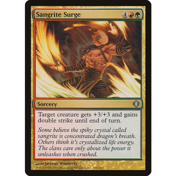 Magic: The Gathering Sangrite Surge (190) Lightly Played Foil