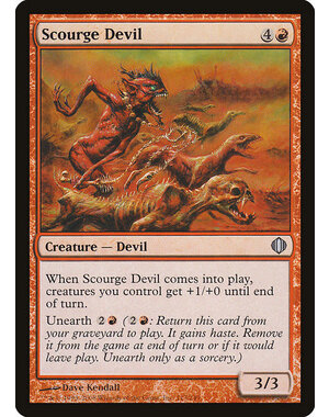 Magic: The Gathering Scourge Devil (113) Lightly Played Foil