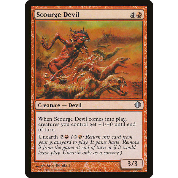 Magic: The Gathering Scourge Devil (113) Lightly Played Foil