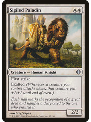 Magic: The Gathering Sigiled Paladin (027) Lightly Played