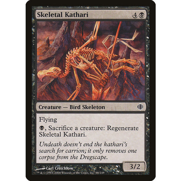 Magic: The Gathering Skeletal Kathari (088) Lightly Played Foil