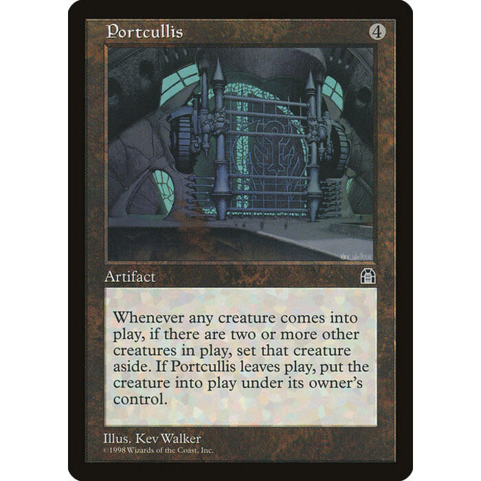 Magic: The Gathering Portcullis (139) Moderately Played