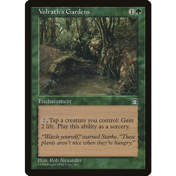 Magic: The Gathering Volrath's Gardens (124) Lightly Played