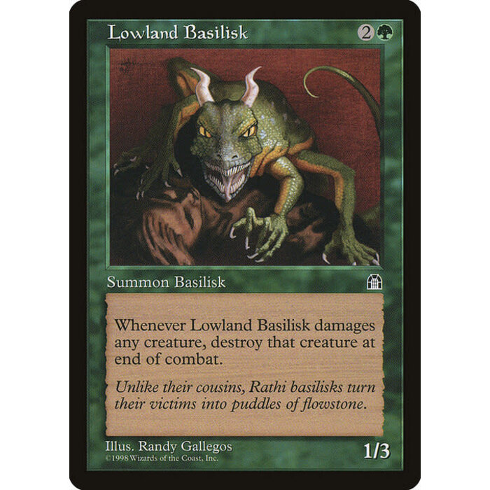 Magic: The Gathering Lowland Basilisk (109) Lightly Played