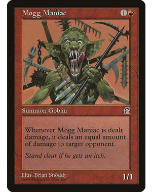 Magic: The Gathering Mogg Maniac (094) Lightly Played