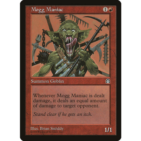 Magic: The Gathering Mogg Maniac (094) Lightly Played
