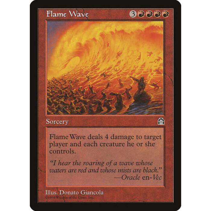 Magic: The Gathering Flame Wave (081) Lightly Played