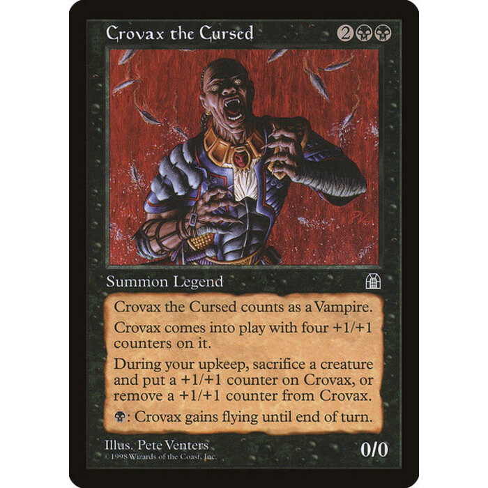 Magic: The Gathering Crovax the Cursed (055) Damaged