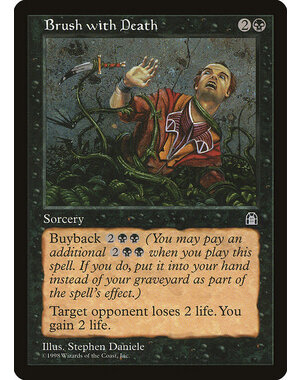 Magic: The Gathering Brush with Death (052) Lightly Played