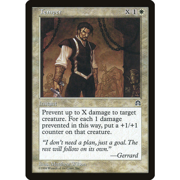 Magic: The Gathering Temper (020) Lightly Played