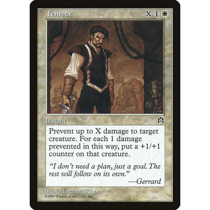 Magic: The Gathering Temper (020) Lightly Played