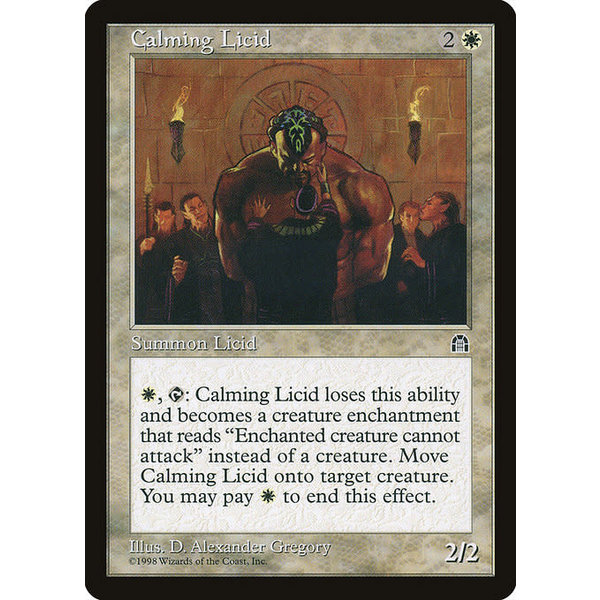 Magic: The Gathering Calming Licid (002) Lightly Played