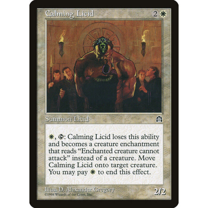 Magic: The Gathering Calming Licid (002) Lightly Played