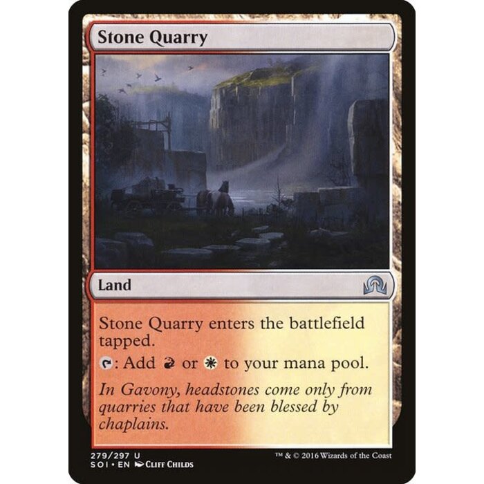 Magic: The Gathering Stone Quarry (279) Near Mint