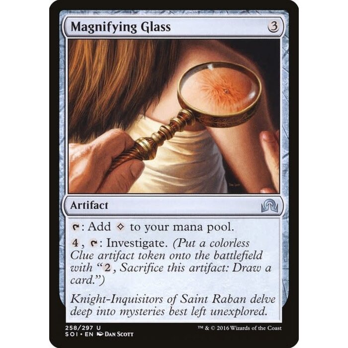 Magic: The Gathering Magnifying Glass (258) Lightly Played