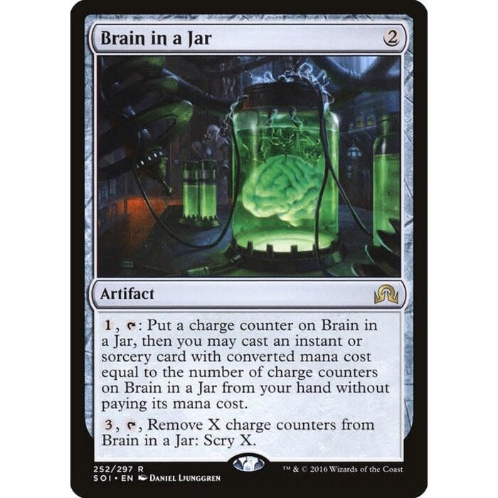 Magic: The Gathering Brain in a Jar (252) Lightly Played
