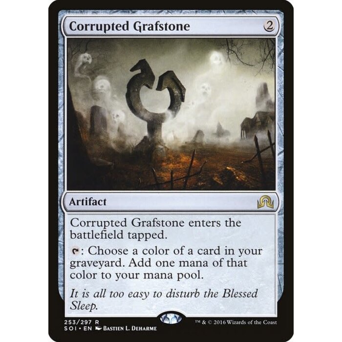 Magic: The Gathering Corrupted Grafstone (253) Lightly Played