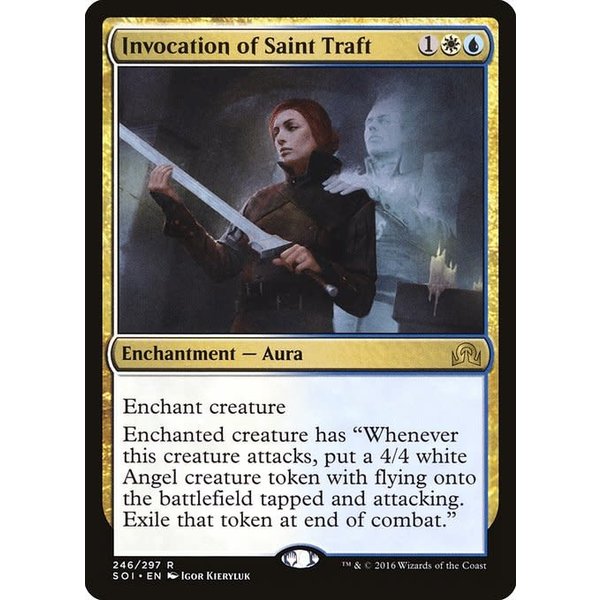 Magic: The Gathering Invocation of Saint Traft (246) Lightly Played
