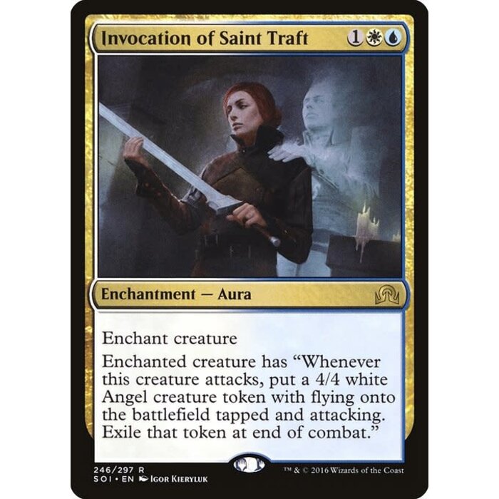 Magic: The Gathering Invocation of Saint Traft (246) Near Mint