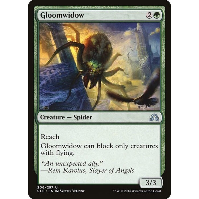 Magic: The Gathering Gloomwidow (206) Lightly Played