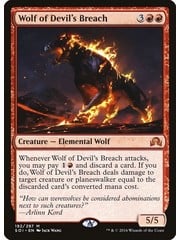 Magic: The Gathering Wolf of Devil's Breach (192) Lightly Played