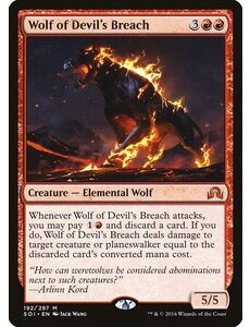 Magic: The Gathering Wolf of Devil's Breach (192) Lightly Played