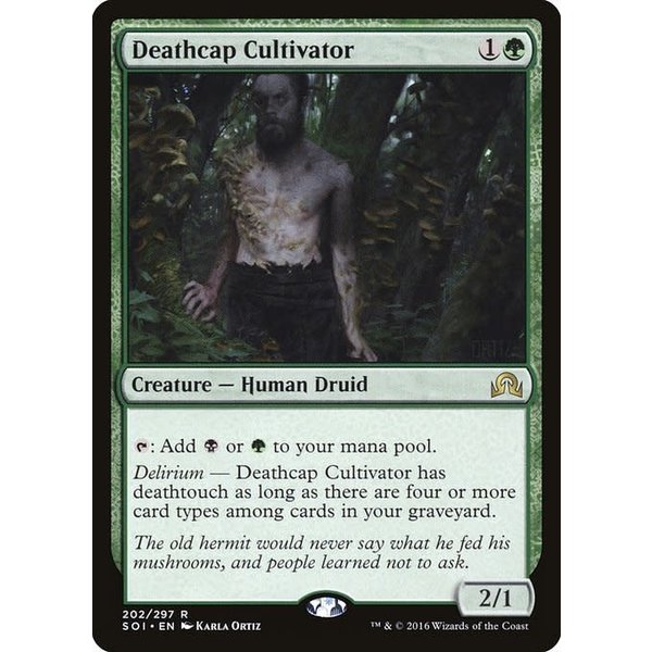 Magic: The Gathering Deathcap Cultivator (202) Near Mint