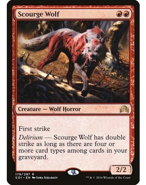 Magic: The Gathering Scourge Wolf (179) Lightly Played