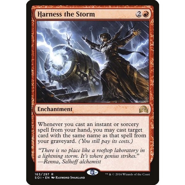 Magic: The Gathering Harness the Storm (163) Lightly Played