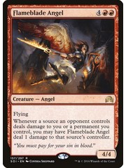 Magic: The Gathering Flameblade Angel (157) Near Mint