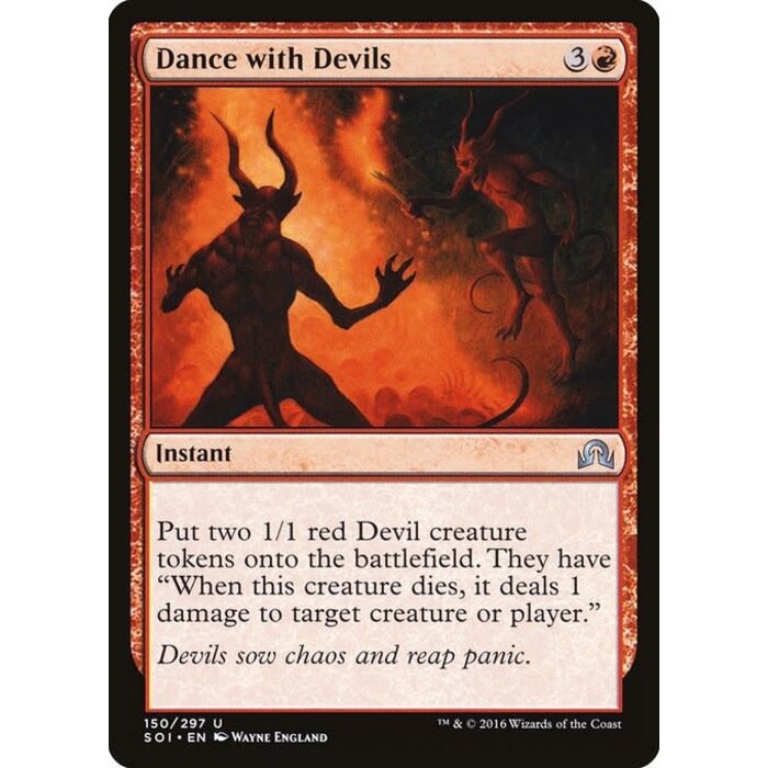 Magic: The Gathering Dance with Devils (150) Lightly Played