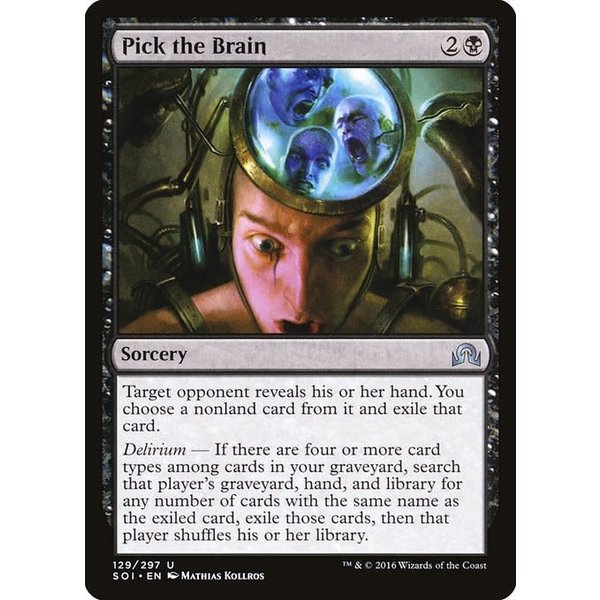 Magic: The Gathering Pick the Brain (129) Lightly Played