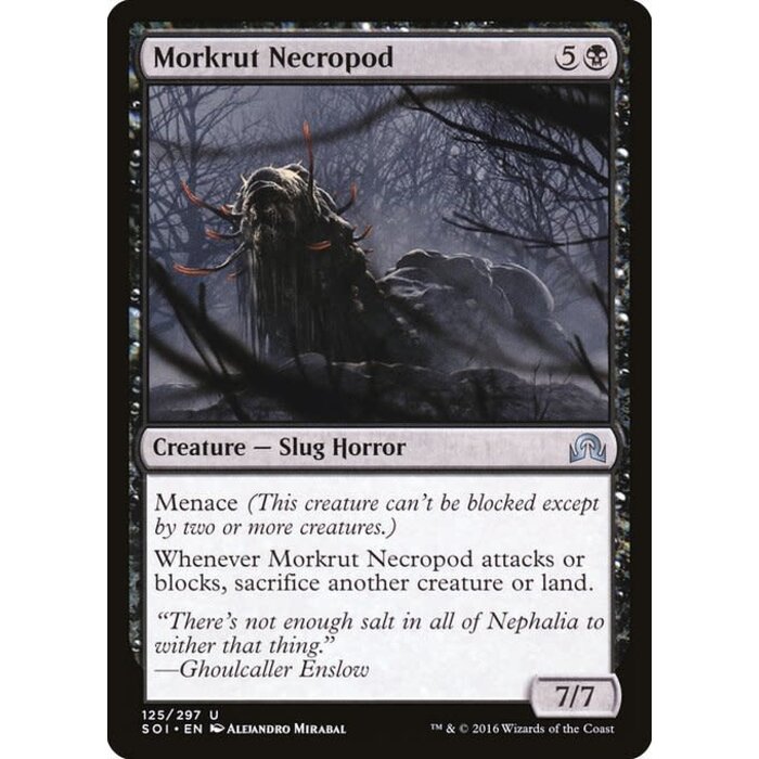 Magic: The Gathering Morkrut Necropod (125) Lightly Played