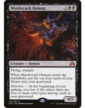 Magic: The Gathering Mindwrack Demon (124) Lightly Played