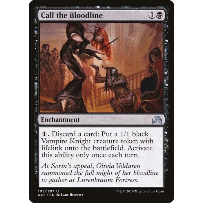 Magic: The Gathering Call the Bloodline (103) Lightly Played