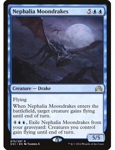 Magic: The Gathering Nephalia Moondrakes (075) Lightly Played