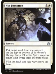 Magic: The Gathering Not Forgotten (030) Lightly Played