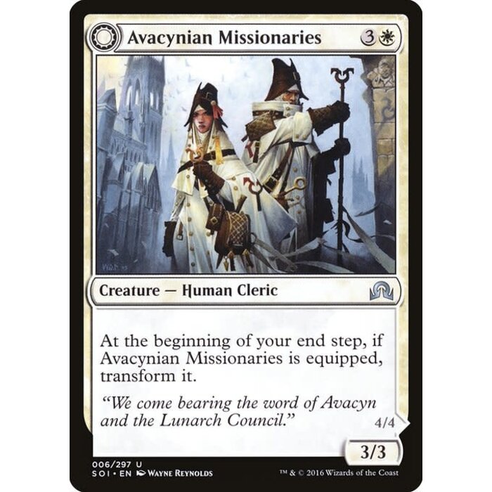 Magic: The Gathering Avacynian Missionaries (006) Lightly Played