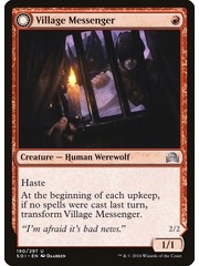 Magic: The Gathering Village Messenger (190) Lightly Played