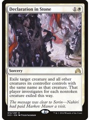 Magic: The Gathering Declaration in Stone (012) Lightly Played