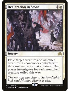 Magic: The Gathering Declaration in Stone (012) Lightly Played