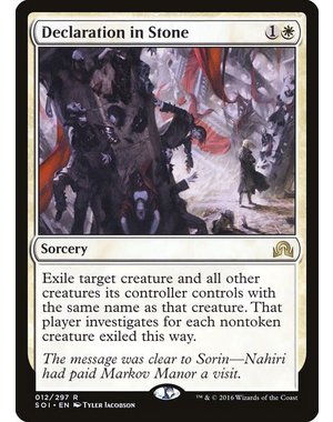 Magic: The Gathering Declaration in Stone (012) Lightly Played