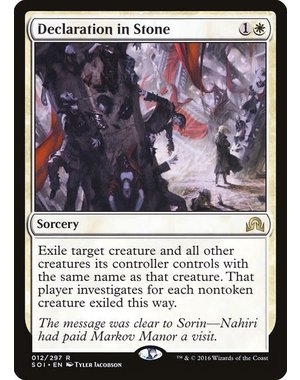 Magic: The Gathering Declaration in Stone (012) Moderately Played Foil