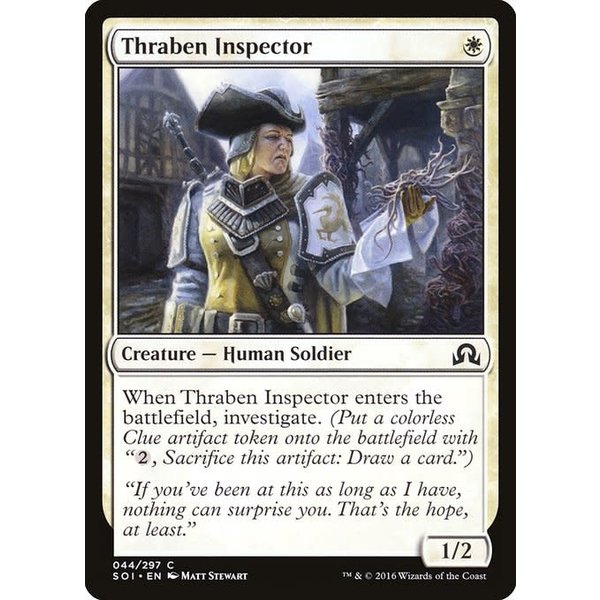 Magic: The Gathering Thraben Inspector (044) Lightly Played