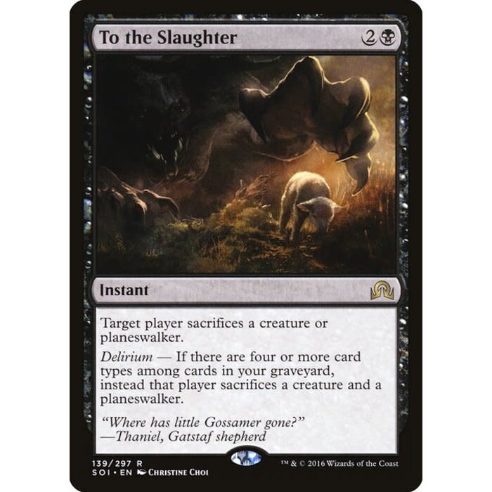 Magic: The Gathering To the Slaughter (139) Lightly Played