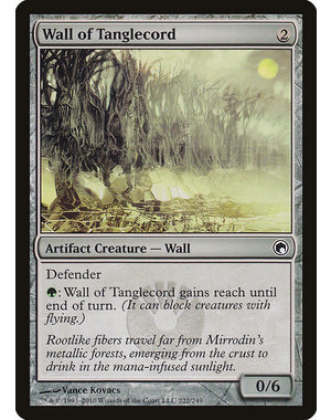 Magic: The Gathering Wall of Tanglecord (222) Moderately Played Foil