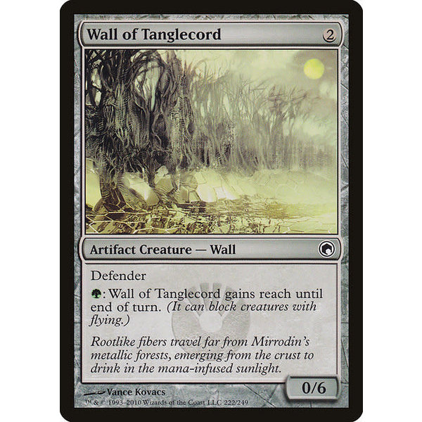 Magic: The Gathering Wall of Tanglecord (222) Moderately Played Foil