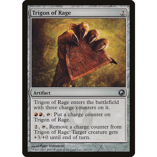 Magic: The Gathering Trigon of Rage (216) Moderately Played