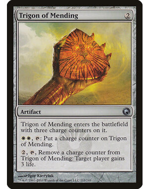 Magic: The Gathering Trigon of Mending (215) Moderately Played